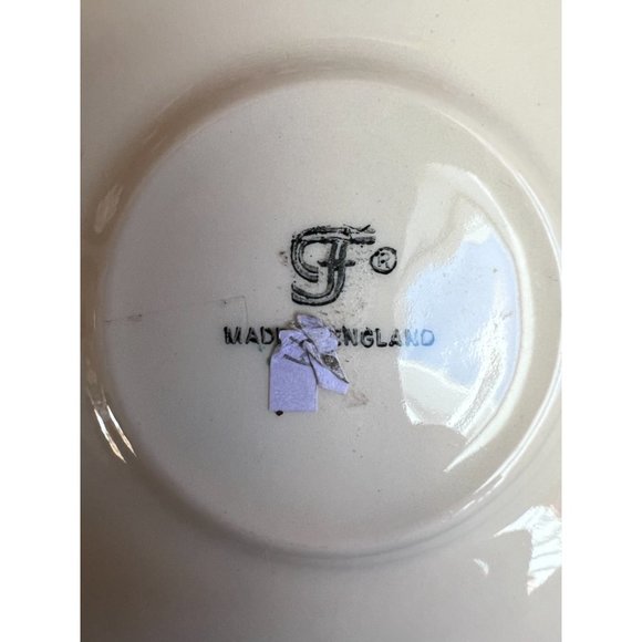 Vtg FRANCISCAN Tulip Teacup and Saucer Hand-Painted England Pristine Retired - Picture 8 of 12